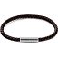 CK Pulsera Piel Trenzada Marrón 35000102